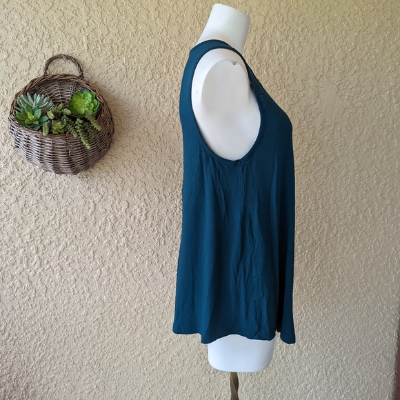 SUPER SOFT TEAL PAISLEY GIRAFFE TANK size 00 - Picture 2 of 5